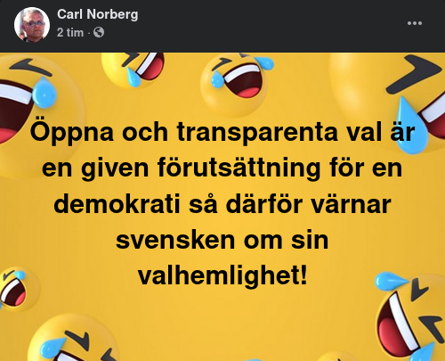Öppen & Transparent Valhemlighet