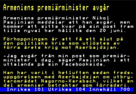 Presidentavgång I Armenien