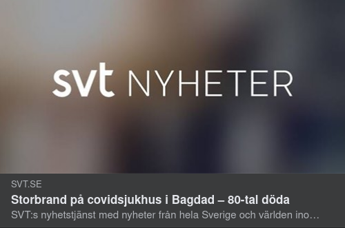 Läcktätande Covidsjukhusbrand I Bagdad