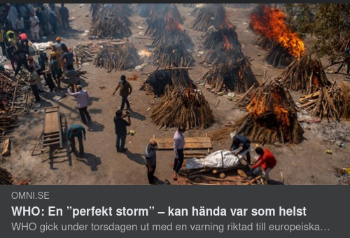 WHO & Lättade Restriktioner