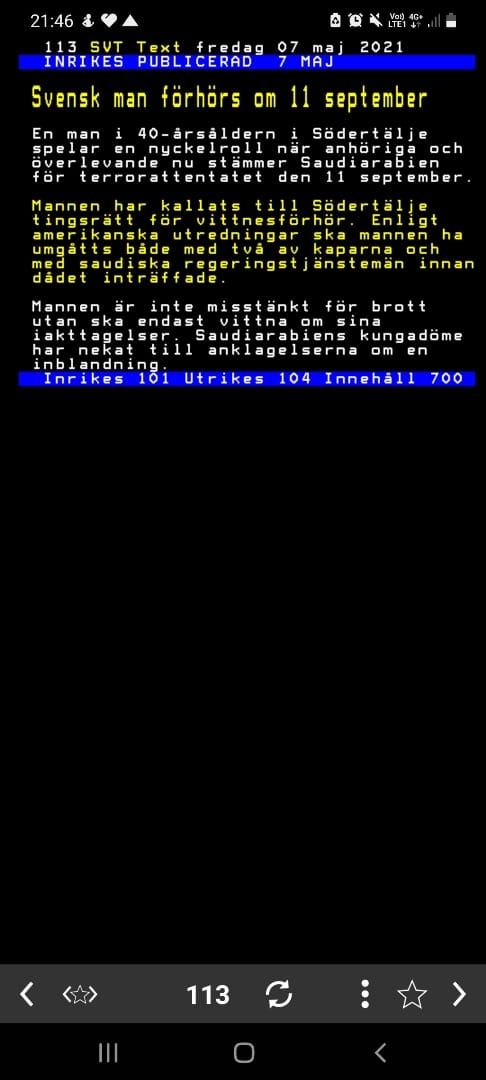 Svensk Förhörs Om 911