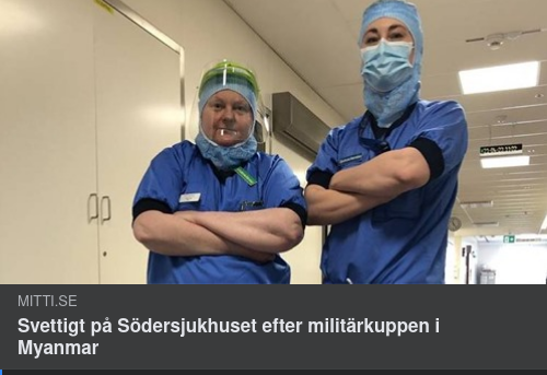 Myanmar & Södersjukhussvett