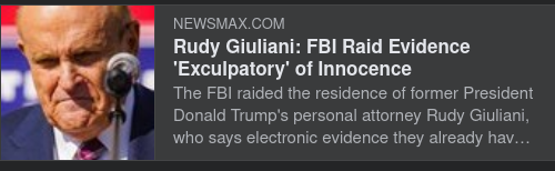 Giuliani OM FBI-Räd