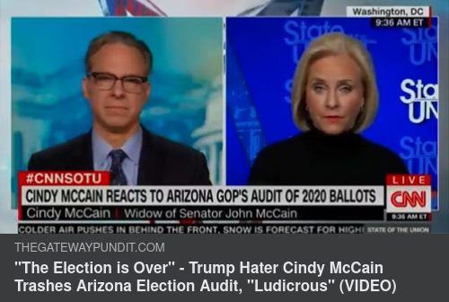 Cindy McCain Hos CNN Om Arizonas Valundersökning