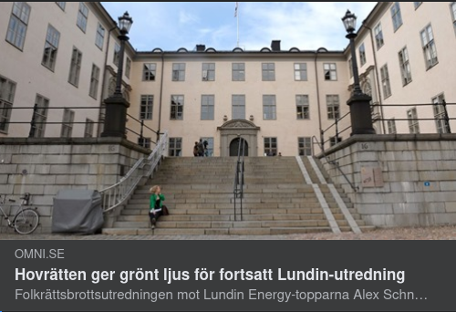 Lundin-Utredningen & Det Svenska Rättssystemet