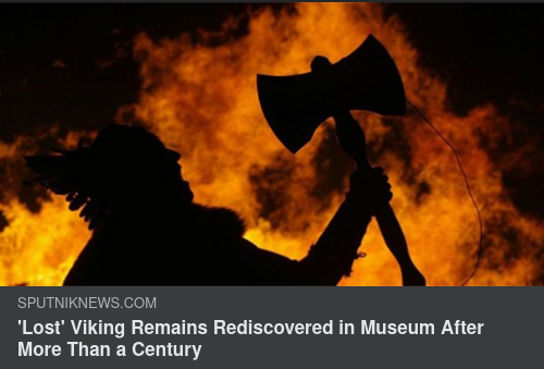 Återupptäckt Vikingafynd