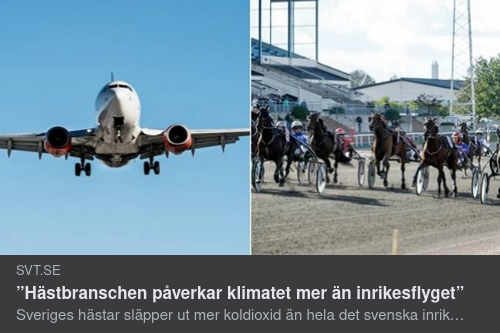 Hästbranschens Klimatpåverkan