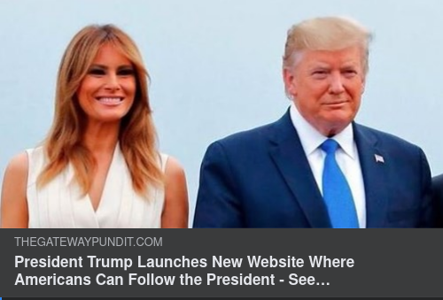 Trumps Nya Websida