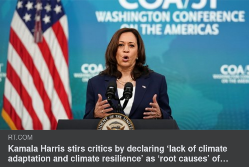 Harris Om Klimat & Flyktingar