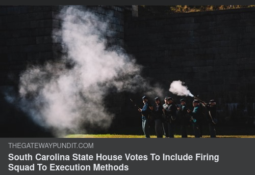 Återinförd Avrättningsmetod I South Carolina