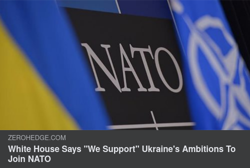 Vita Huset Stöd För Ukrainas NATO-Strävan