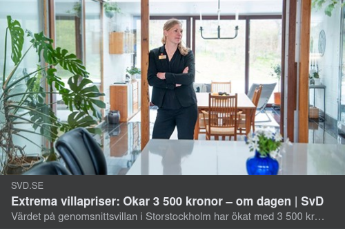 Extrem Villaprisökning