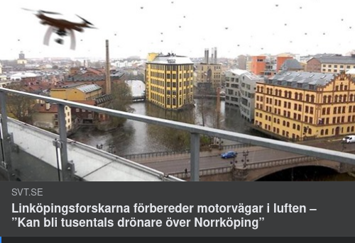 Stockholmsbyråkratiska Drönarmotorvägsförberedelser