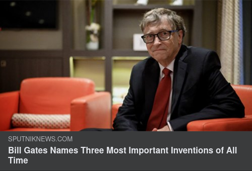 Tre Viktigaste Uppfinningarna Enligt Gates