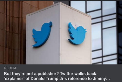 Twitter, Trump Jr & Carter