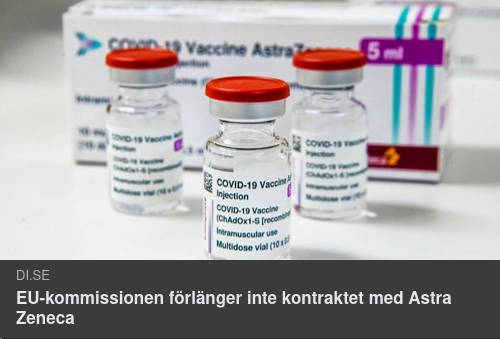Ingen Kontraktsförlängning Mellan EU & AstraZeneca