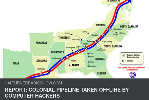 Hackerstängd Amerikansk Oljeledning