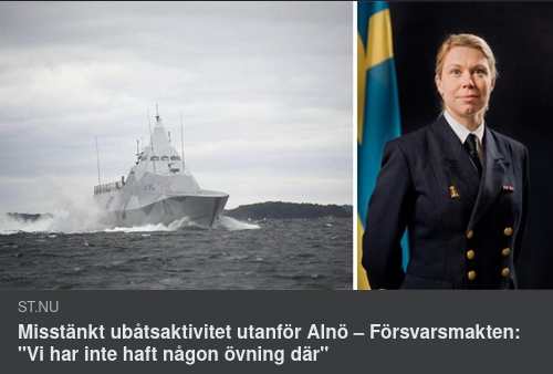 Ubåtsmisstankar Utanför Alnö