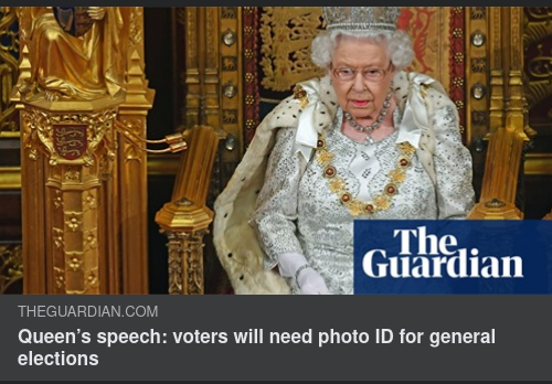 Foto-ID För Brittiska Röstare