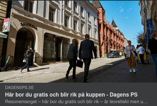 Rikedomsskapande Gratisboende