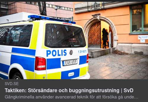 Avancerad Gängkriminalitetsteknik