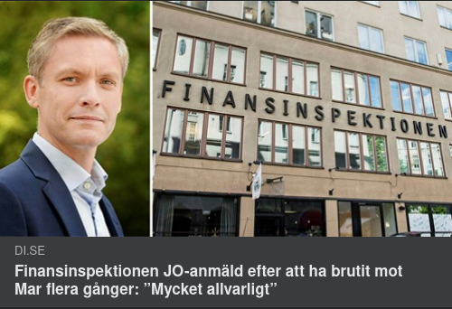 Marknadsmissbruksförordningsbrytande Finansinspektion