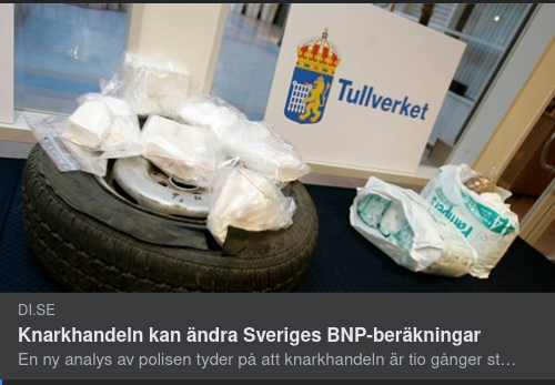 Knarkhandel & Svensk BNP