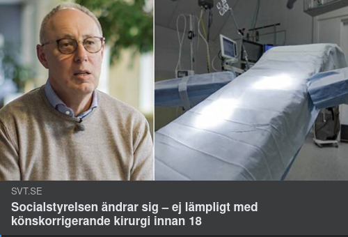 Olämplig Könskirurgiålder