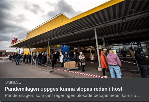 Höstslopad Pandemilag