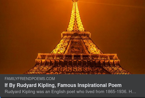 If By Rudyard Kipling