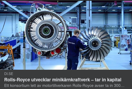 Rolls-Royce & Minikärnkraftverk