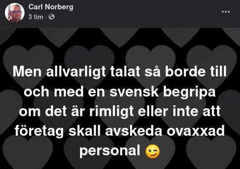 Orimlig Avskedsorsak