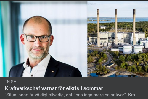 Elkrisvarnande Kraftverkschef