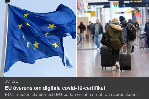 Folkbildande Covidioticertifikat