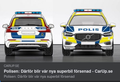 Försenad Superpolisbil