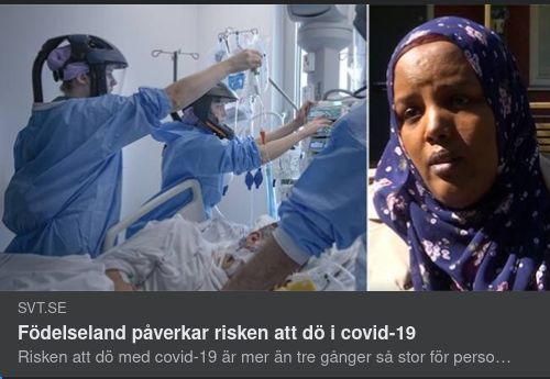 Födslorelaterad Kronvirusdödlighetsrisk