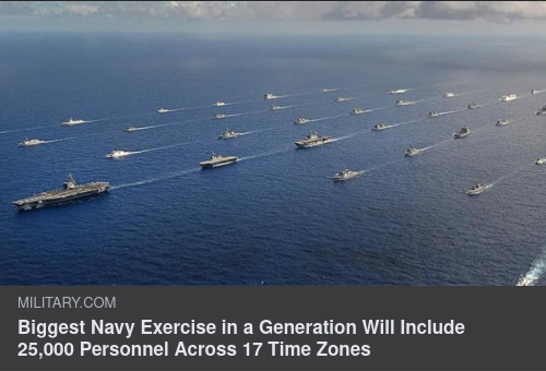 Största Flottövningen På Länge