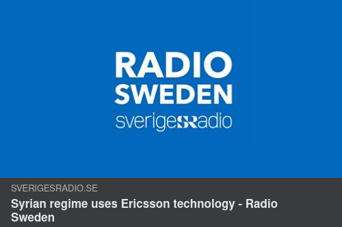 Ericsson & Syrien