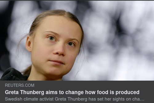 Greta Siktar På Matproduktionsförändring