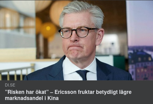 Ericsson Om Kinesisk Marknadsandelsrisk II