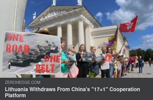 Litauen Drar Sig Ur Kinesisk Samarbetsplattform