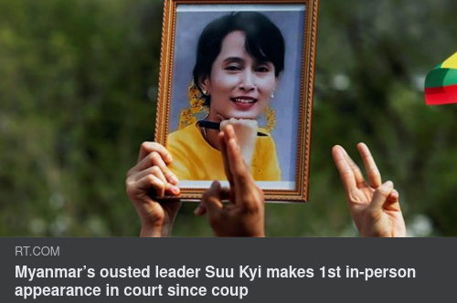 Suu Kyi I Rätten