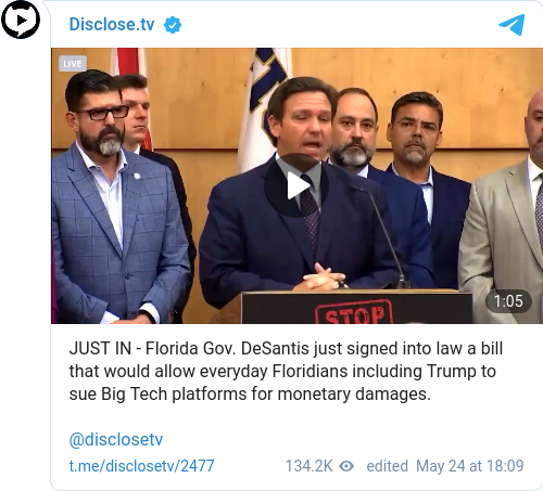 Floridalag För BigTech Stämningar