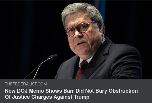 Barr Begravde Inte Utredning Mot Trump