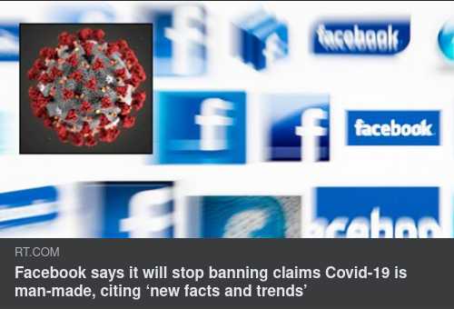 FB Slutar Censurera Påståenden Om Människoskapat Covidvirus