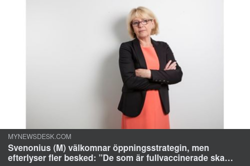 Svenonius I Debatten