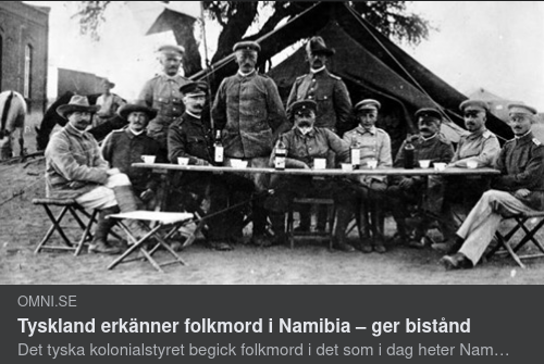 Folkmordserkännande Tyskland & Namibia