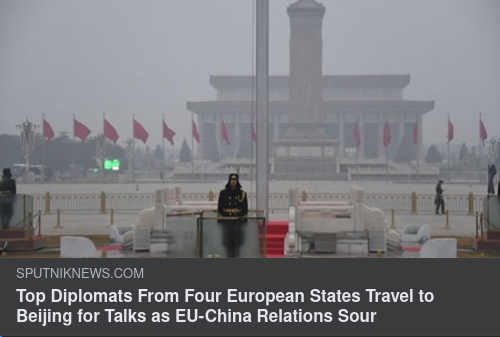 4 Europeiska Toppdiplomater Till Kina