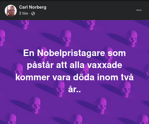 Nobelpristagare & Vaxxdöd..