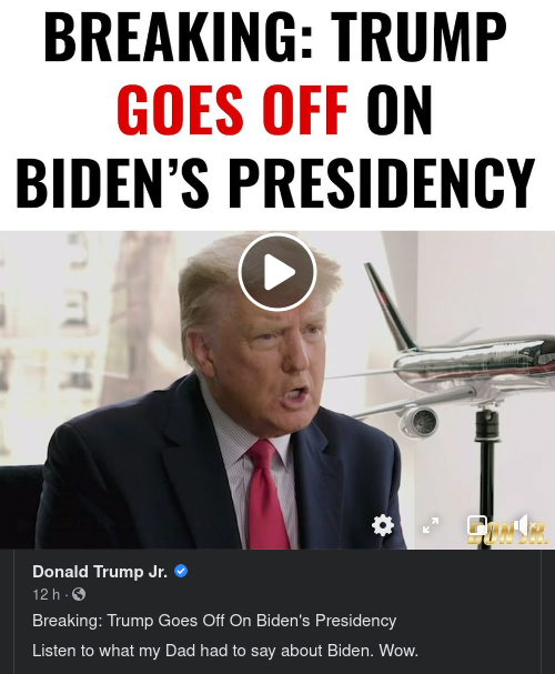 Trump Om Bidens Presidentskap